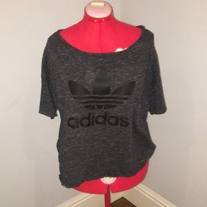 Heather grey adidas tshirt
